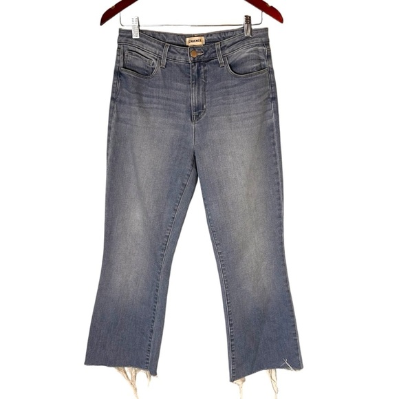 L'AGENCE Kendra High-Rise Crop Flare Jeans - Picture 5 of 13